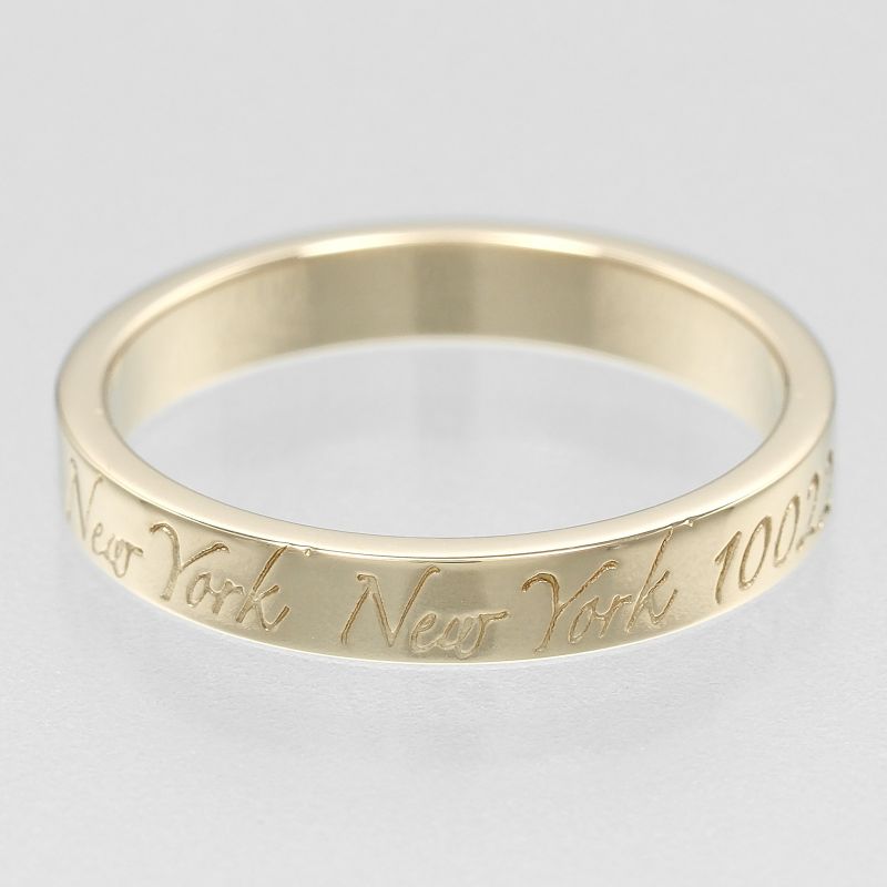 Tiffany & Co Notes 18K Yellow Gold Size 7.5 Ladies' 2.67g Ring