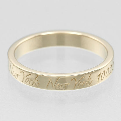 Tiffany & Co Notes 18K Yellow Gold Size 7.5 Ladies' 2.67g Ring