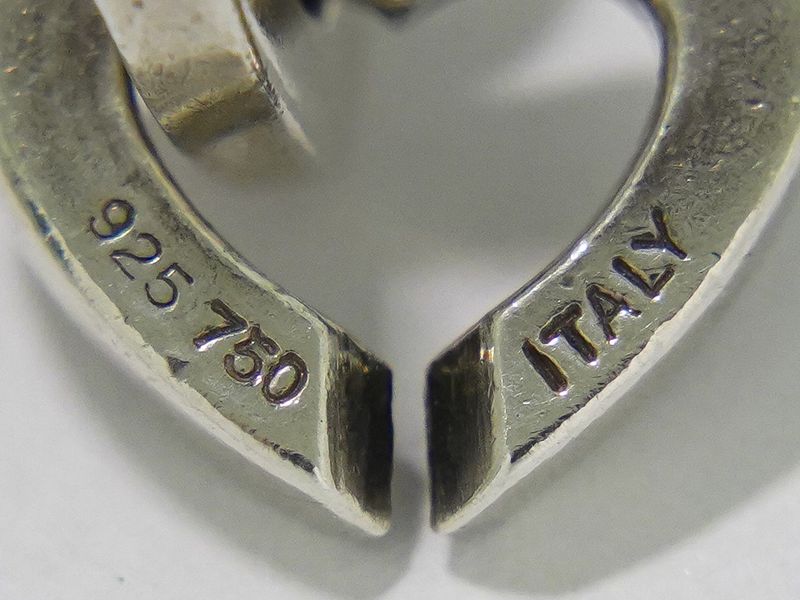 Authentic Tiffany & Co Tiffany & Co Heart Link 925 750 YG Bracelet Bangle