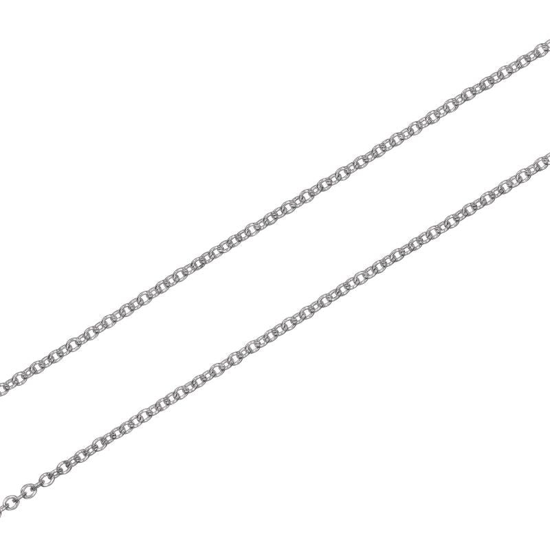 Tiffany & Co Bean Silver 925 Ladies 2.46g Necklace