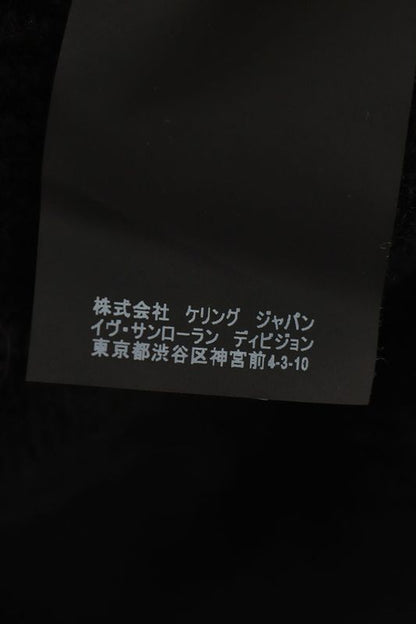 Saint Laurent Paris 527296 Ya2te Flower Embroidery Cable Knit Men's M