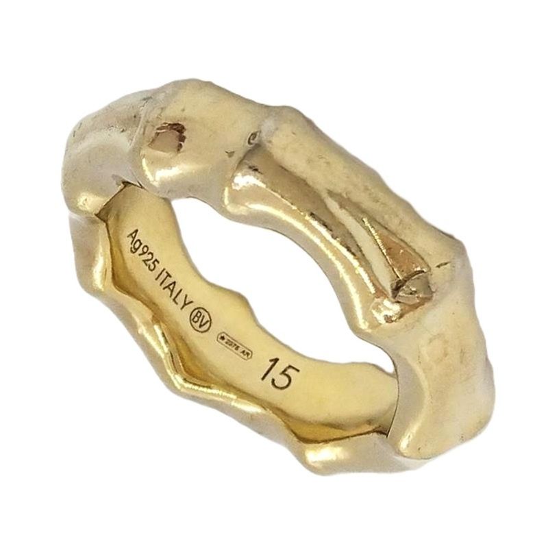 Bottega Veneta Bamboo Ring Ring Size 15 Approx Sv925 109 G