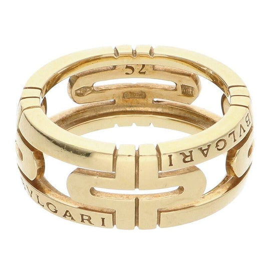 Bulgari Parentesi 18K Yellow Gold Yellow Gold Ring Ladies 52 11