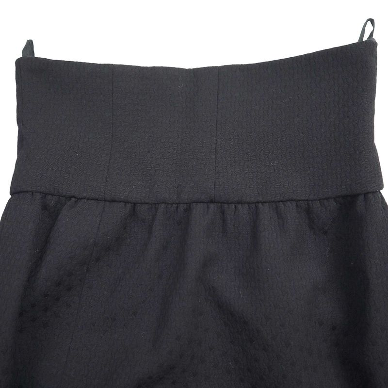 Chanel Vintage Jacket&skirt Vintage Setup Black 38