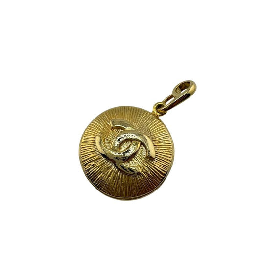 Chanel Necklace Top Vintage Coco Mark Necklace Branded Chain Jewelry Gold Ladies