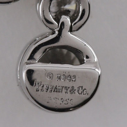 Tiffany & Co Jazz Double Drop Pt950platinum X Diamond Ladies 4.7g Necklace