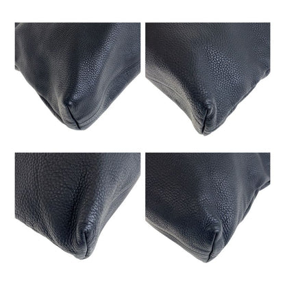 Gucci Bamboo Black Gold Hardware Leather 323664 Tote Bag Shoulder Bag 2WAY