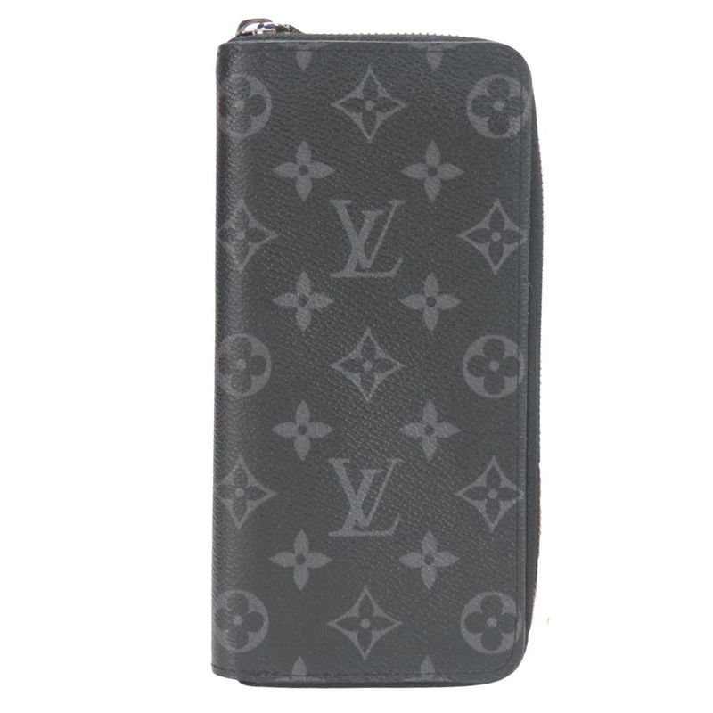 Louis Vuitton Long Wallet Zippy Wallet Vertical M62295 Monogram Eclipse Black