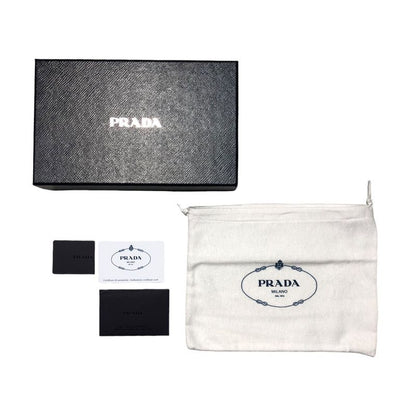 Prada Metal Appliqué Saffiano Chain Shoulder Bag Metal Appliqué Saffiano Chain