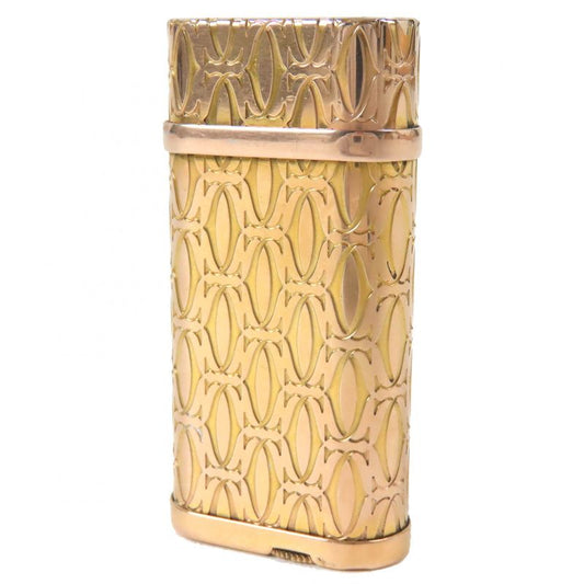 Cartier Godron Happy Birthday 2C Motif Roller Type Gas Lighter