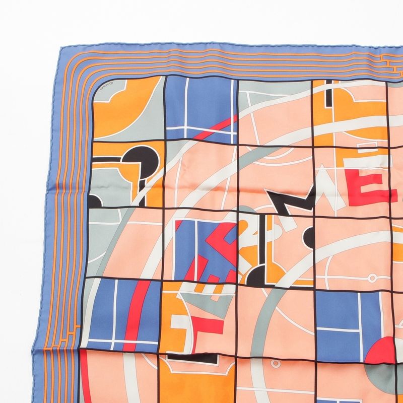 Hermes Carré 90 Silk Hermes Sport Hermes Sport Scarf Multicolor