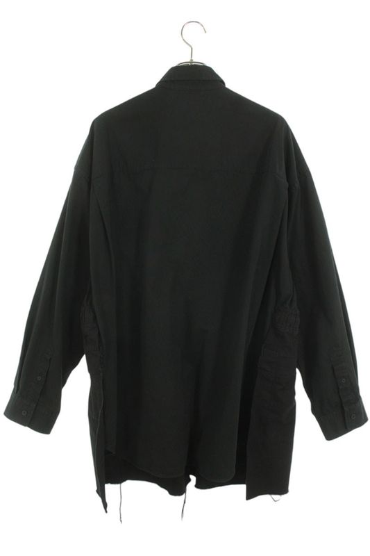 Balenciaga 720102 Tnp04 Button Down Cargo Shirt Blouson Men 1