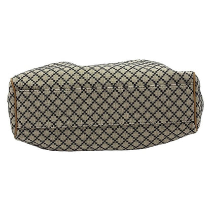 Gucci Tote Bag Sookiediamante 211944 Beige And Black And Brown Leather