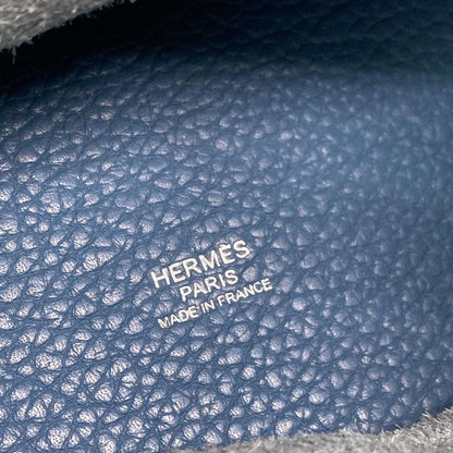 Hermes Handbag Picotin Lock PM Blue Jean Silver Hardware