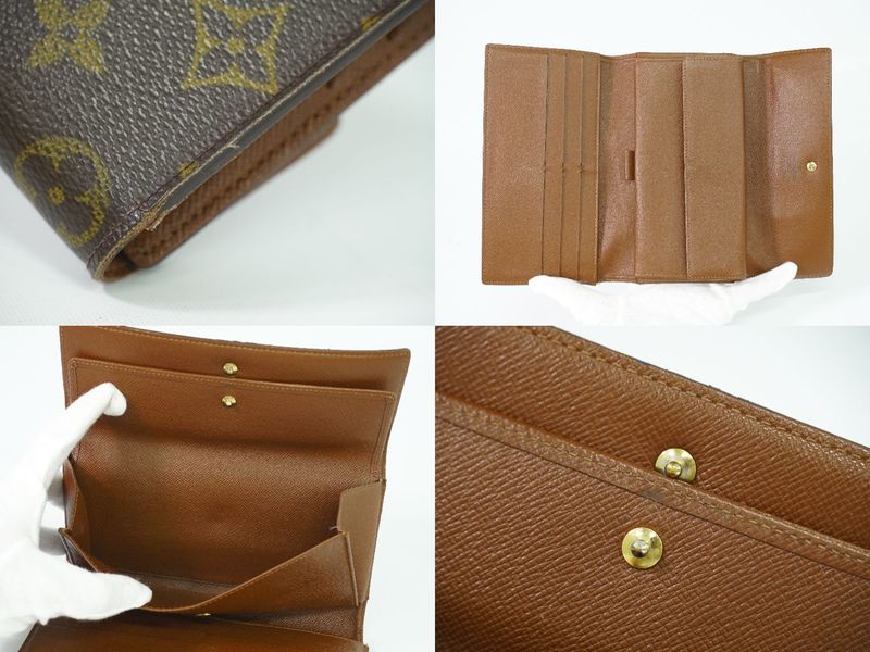 Authentic Louis Vuitton LV Porte Trésor International Monogram Long Wallet