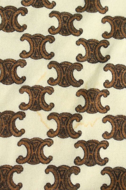 Celine 2x37b962r Triomphe Monogram Print Dress Women's XS