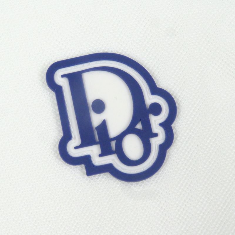 DIOR Homme 193j430a0631 Logo Patch Technical Cotton Jersey Track Jacket White