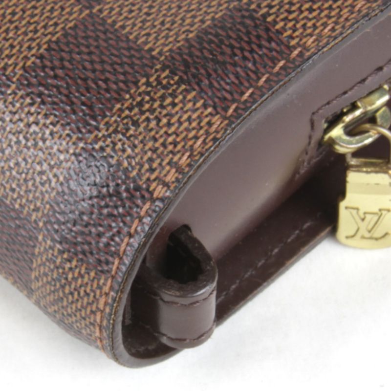 Louis Vuitton Saint Louis N51993 Clutch Bag In Damier Canvas Brown