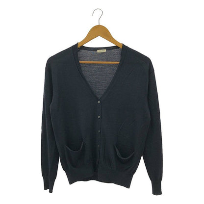 Celine - Phoebe Triomphe V-neck Cardigan - XS - Navy - Women's