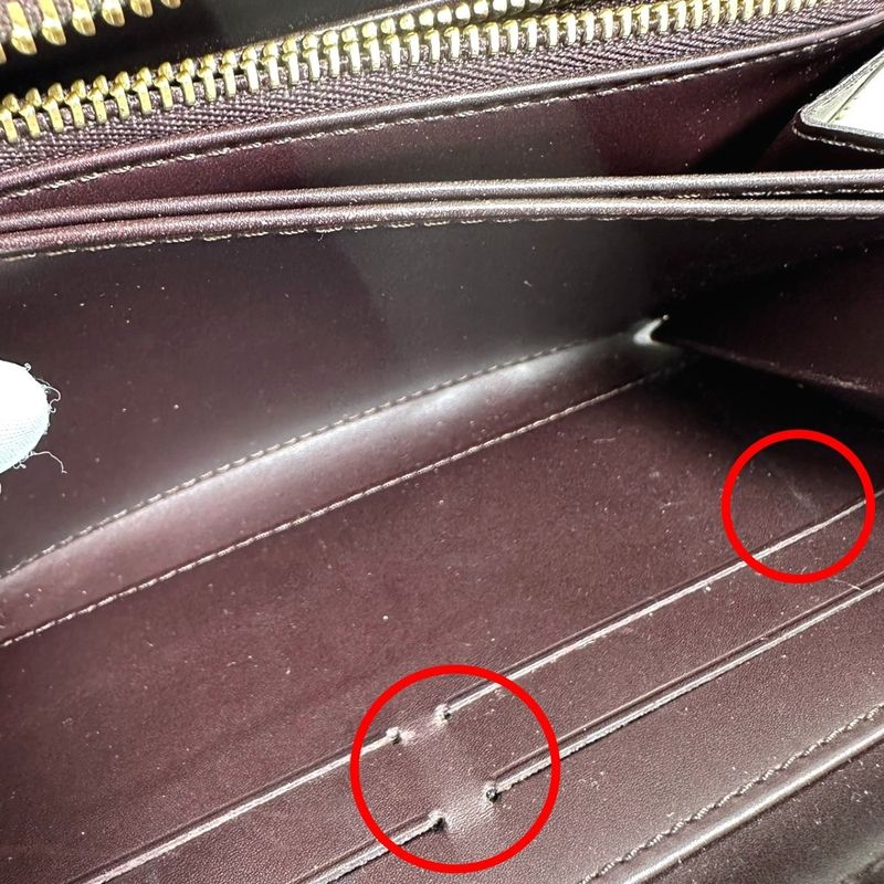 Louis Vuitton M93522 Vernis Round Zipper Zippy Wallet Long Wallet Louis Vuitton