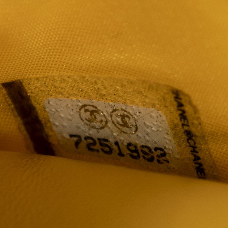 Chanel New Travel Line Wallet On Chain Yellow Travel Line Nylon Canvas A