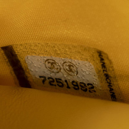 Chanel New Travel Line Wallet On Chain Yellow Travel Line Nylon Canvas A