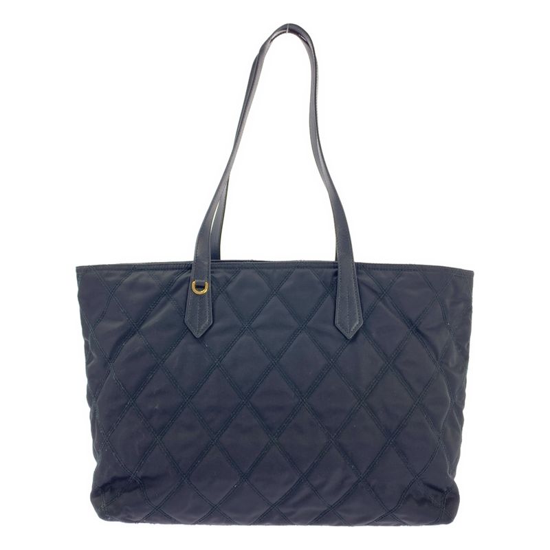 Prada - Nylon Quilted Tote Bag - Black - Women