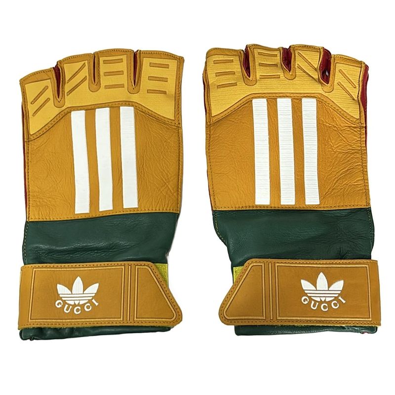 Gucci Like Gloves - 718430 Orange X Dark Green X Multi 23aw/ X Adidas/ Adidas