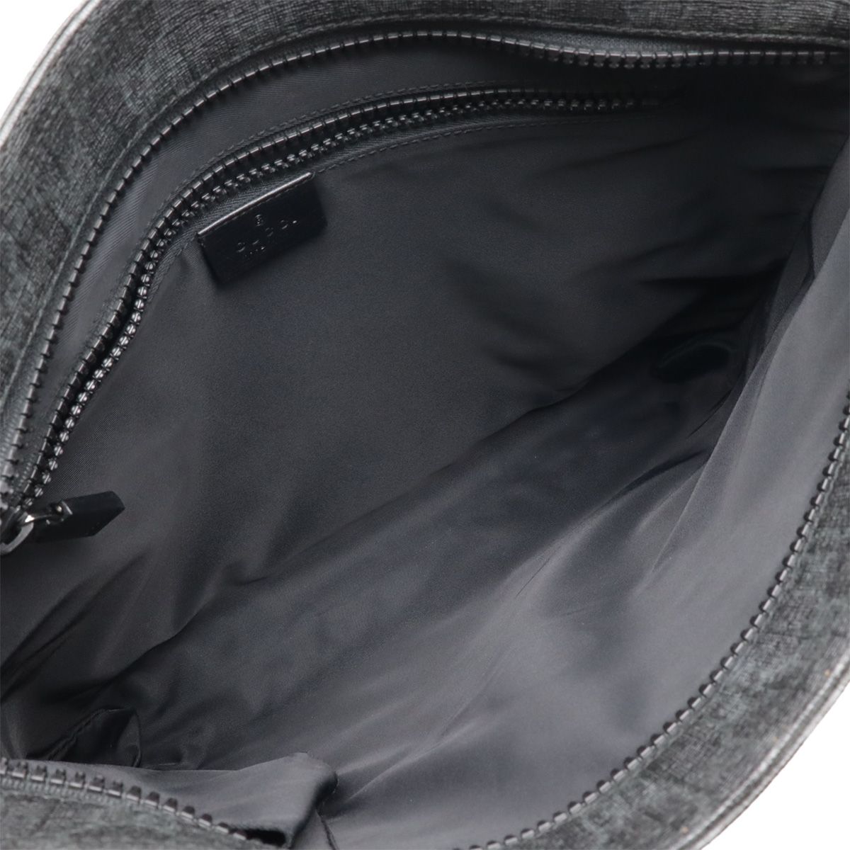 Gucci GG Plus GG Supreme Shoulder Bag Crossbody Shoulder PVC Leather Black