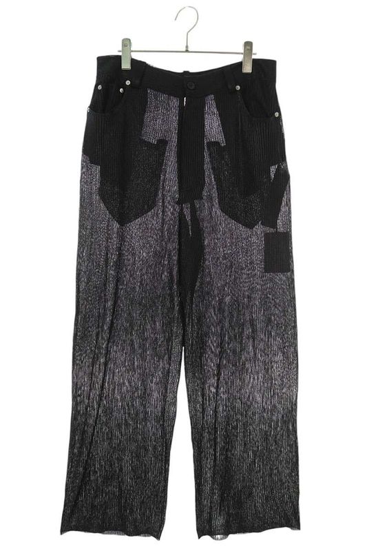 Balenciaga 23AW 745461 T6219 Waxed Cotton Long Pants Men's S