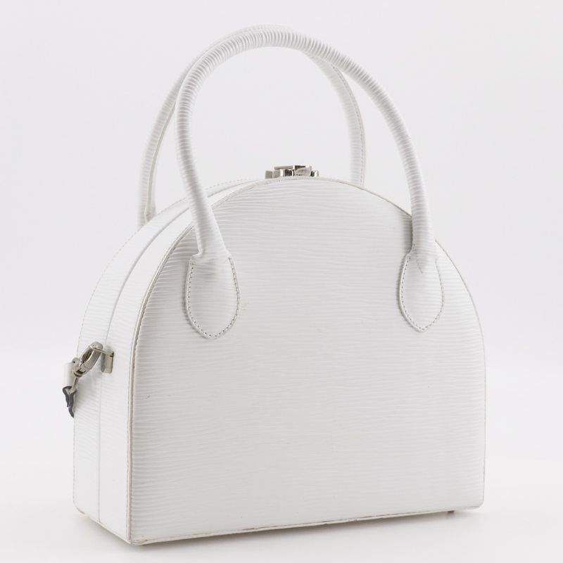 Fendi 2WAY Shoulder Vintage Calf White Women's Handbag