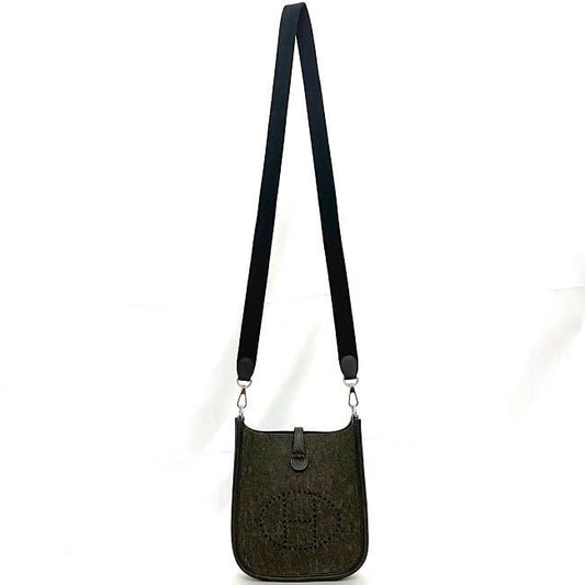 Hermes Shoulder Bag Evelyn TPM F21149 Gray