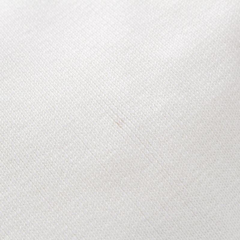 Chanel Cotton Vintage Coco Mark Striped Sleeveless Dress White 40