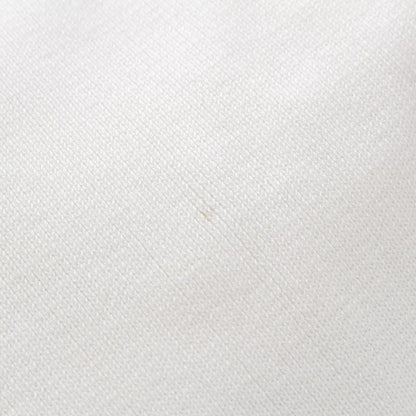 Chanel Cotton Vintage Coco Mark Striped Sleeveless Dress White 40