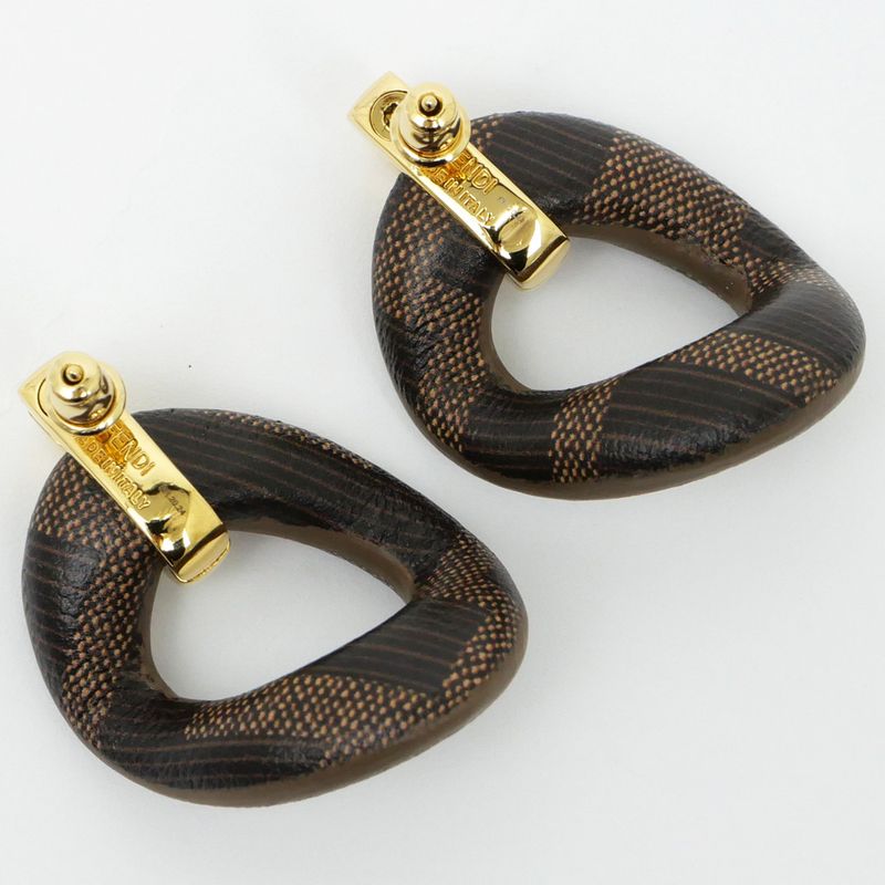 Fendi Philo Earrings Ffleather 8ak768 Women's Accessories - Accessories