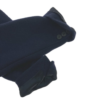 Prada Wool Chester Coat Rn98339/ca34767 Navy