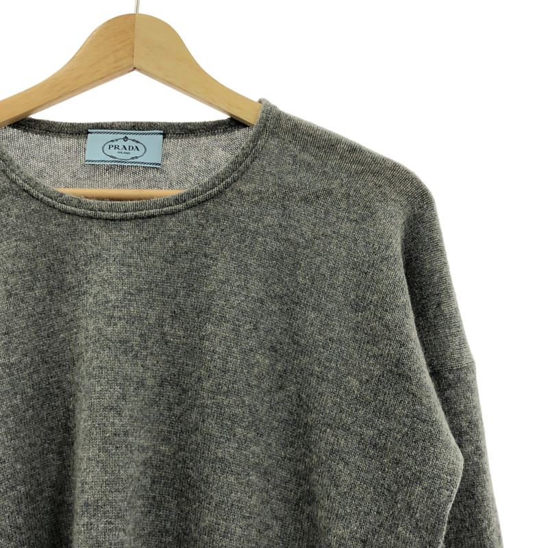 Prada - Cashmere Pullover Knit - 38 - Grey - Women's