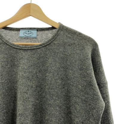 Prada - Cashmere Pullover Knit - 38 - Grey - Women's