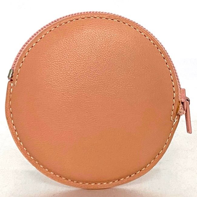Loewe Coin Case Pink Anagram Excellent Condition Coin Purse Leather Preowned L26