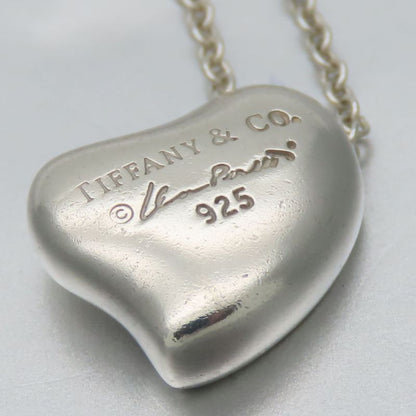 Tiffany & Co Necklace Full Heart 925 Silver Approx 3.5g Silver Elsa Peretti