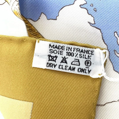 Hermes 1990s Le Canada Indian Canada Indian Carre 90 Silk Scarf