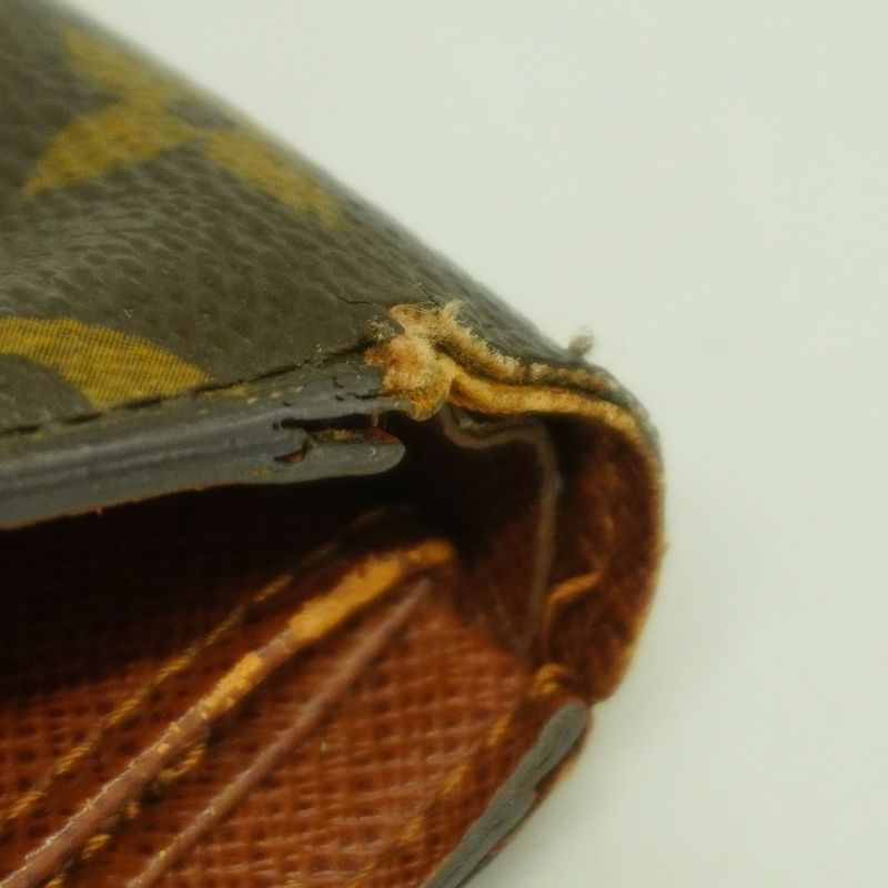 Louis Vuitton Trifold Wallet Monogram Porte Trésor Etui Papier M61202 Brown Men