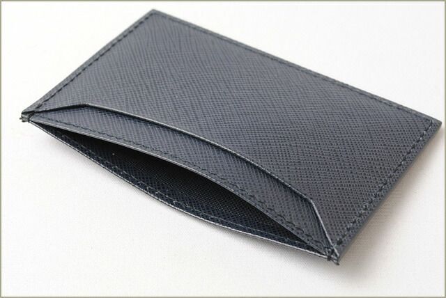 Prada Card Case Fold Wallet Prada 1mc004 Saffiano Greche Shape Pressed Leather