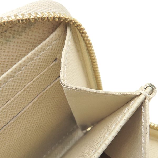 Louis Vuitton Coin Case Zippy Coin Purse Damier Azure Canvas Damier Azure Gold