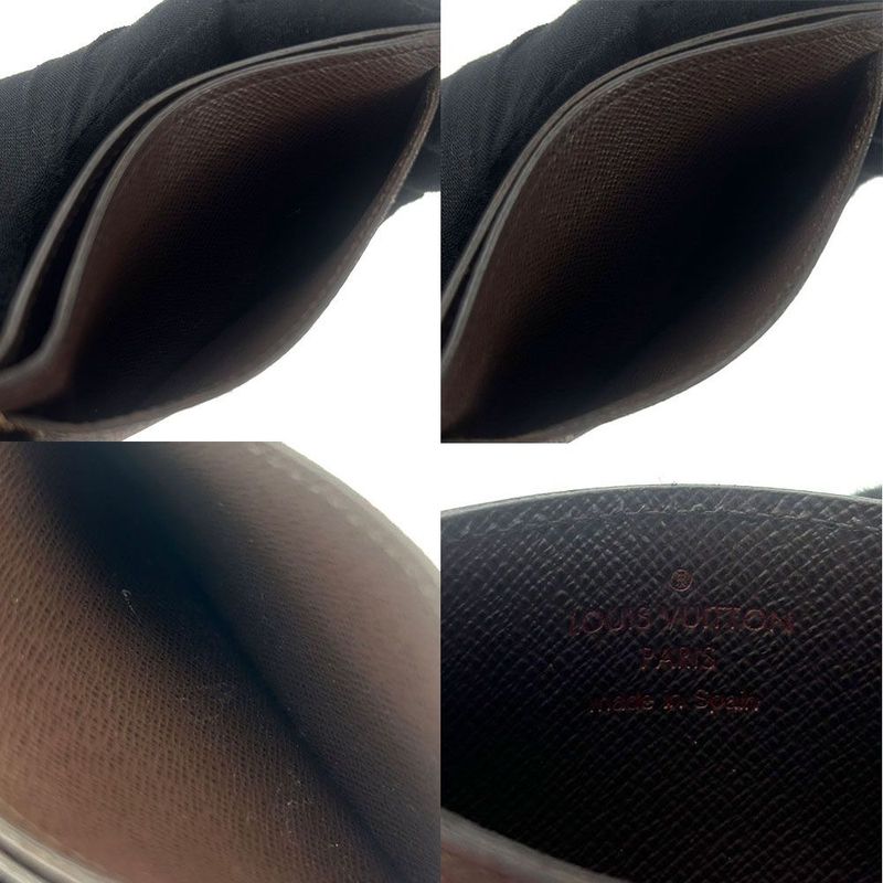 Louis Vuitton Card Casepass Caseporte Cult Surplen61722damier Ebene Leatherlevy