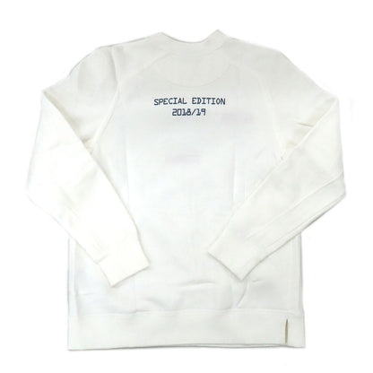 Fendi Fila Trainer Sweat Logo White XS Long Sleeve Cotton Fleece Lined
