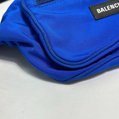 Balenciaga Body Bag Logo Explorer 482389 Nylon Blue