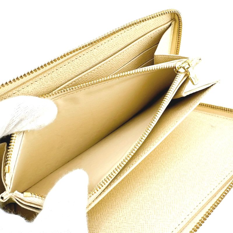 Louis Vuitton N60012 Damier Azure Round Zipper Long Wallet Zippy Organizer Long