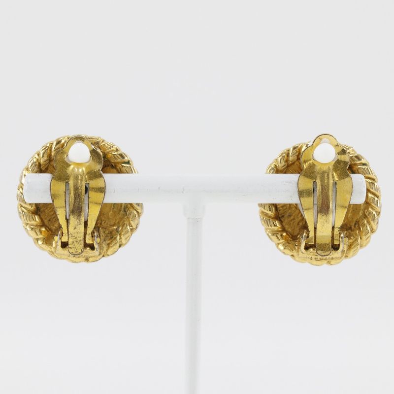Chanel Coco Mark Vintage Gold Plated Ladies 16.0g Earring