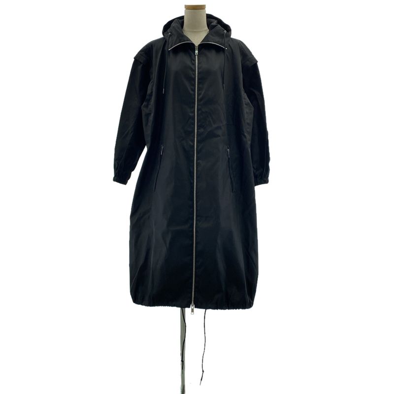 Prada - Re-nylon 2way Re-nylon Hooded Coat - 36 - Black - Women